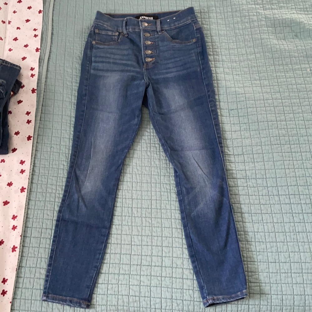 Express high rise legging jeans